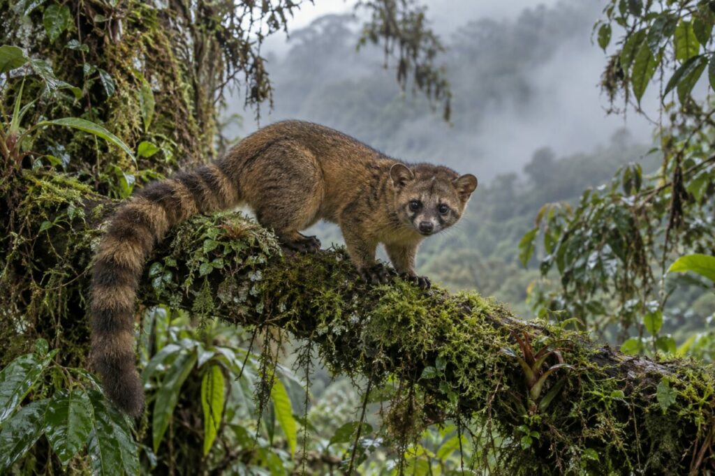 Découverte de l’olinguito dans la brume des forêts andines