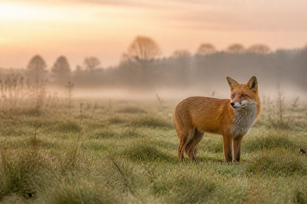 Fuchs im Nebel