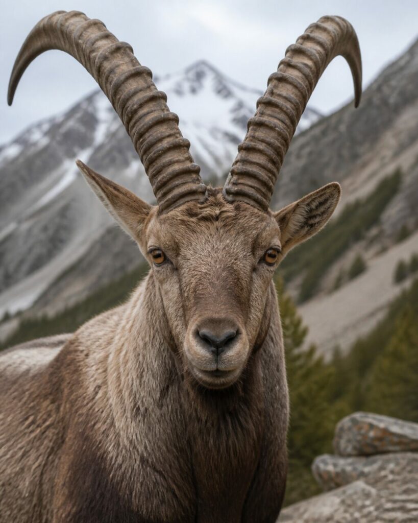 Tiefe Rillen — Sibirischer Steinbock