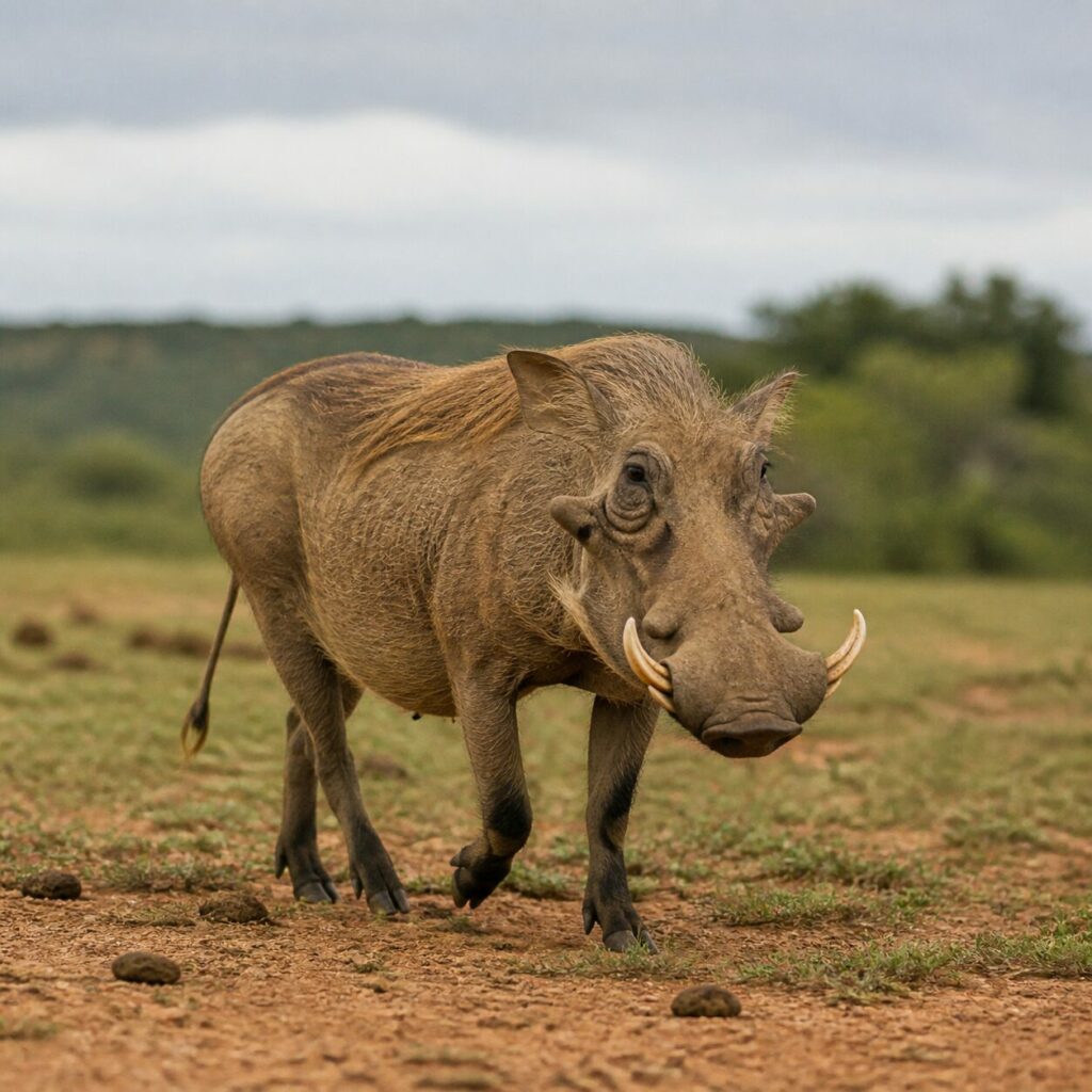 Staubiger Gang — Warzenschwein