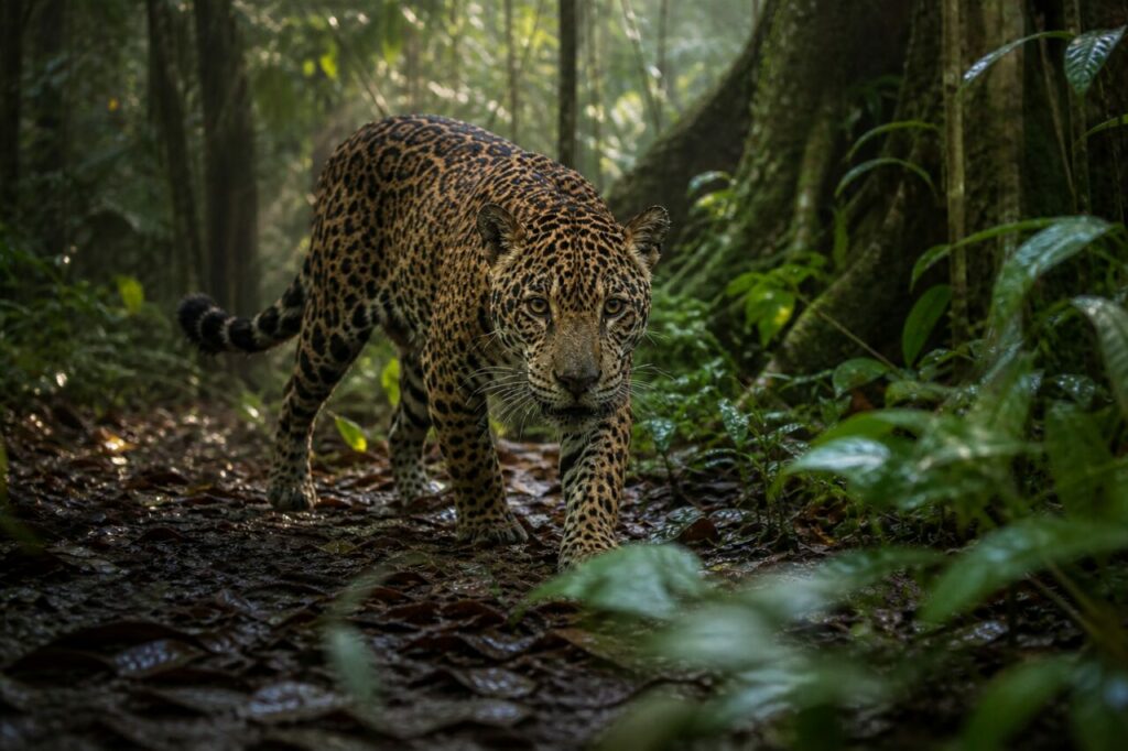 Wachsame Annäherung — Jaguar