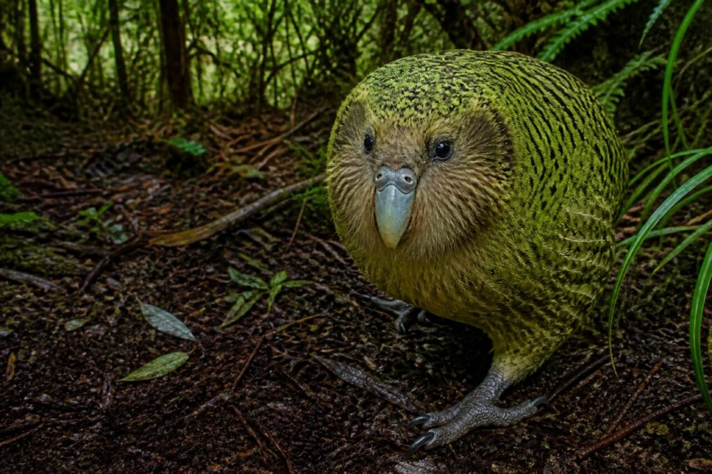 Tarnendes Gefieder — Kakapo