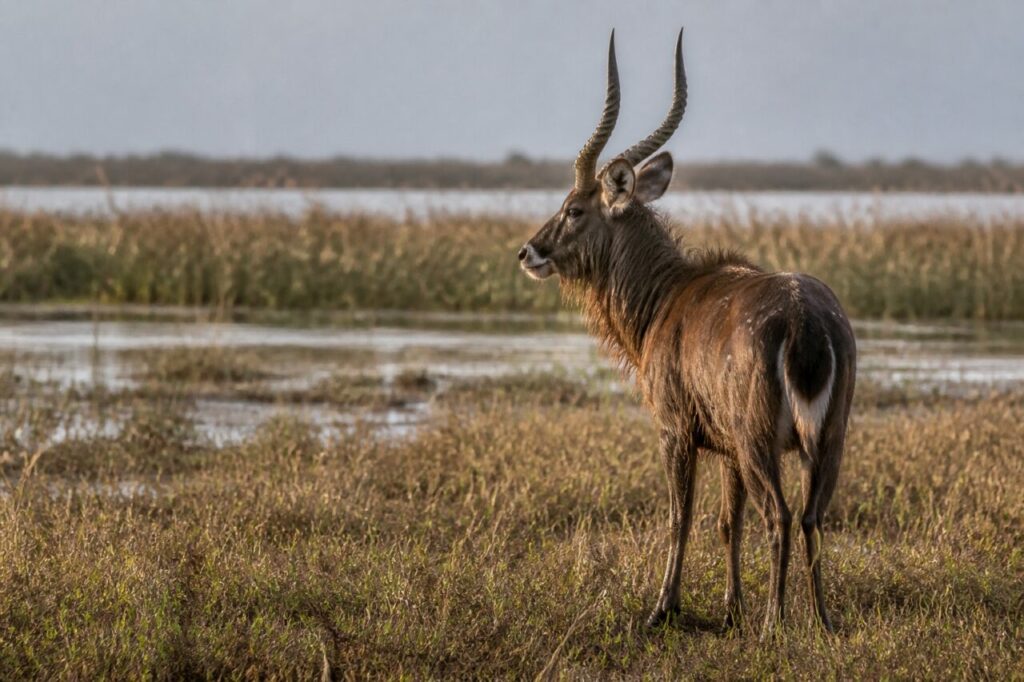 Gestreifte Hinterhand — Sitatunga