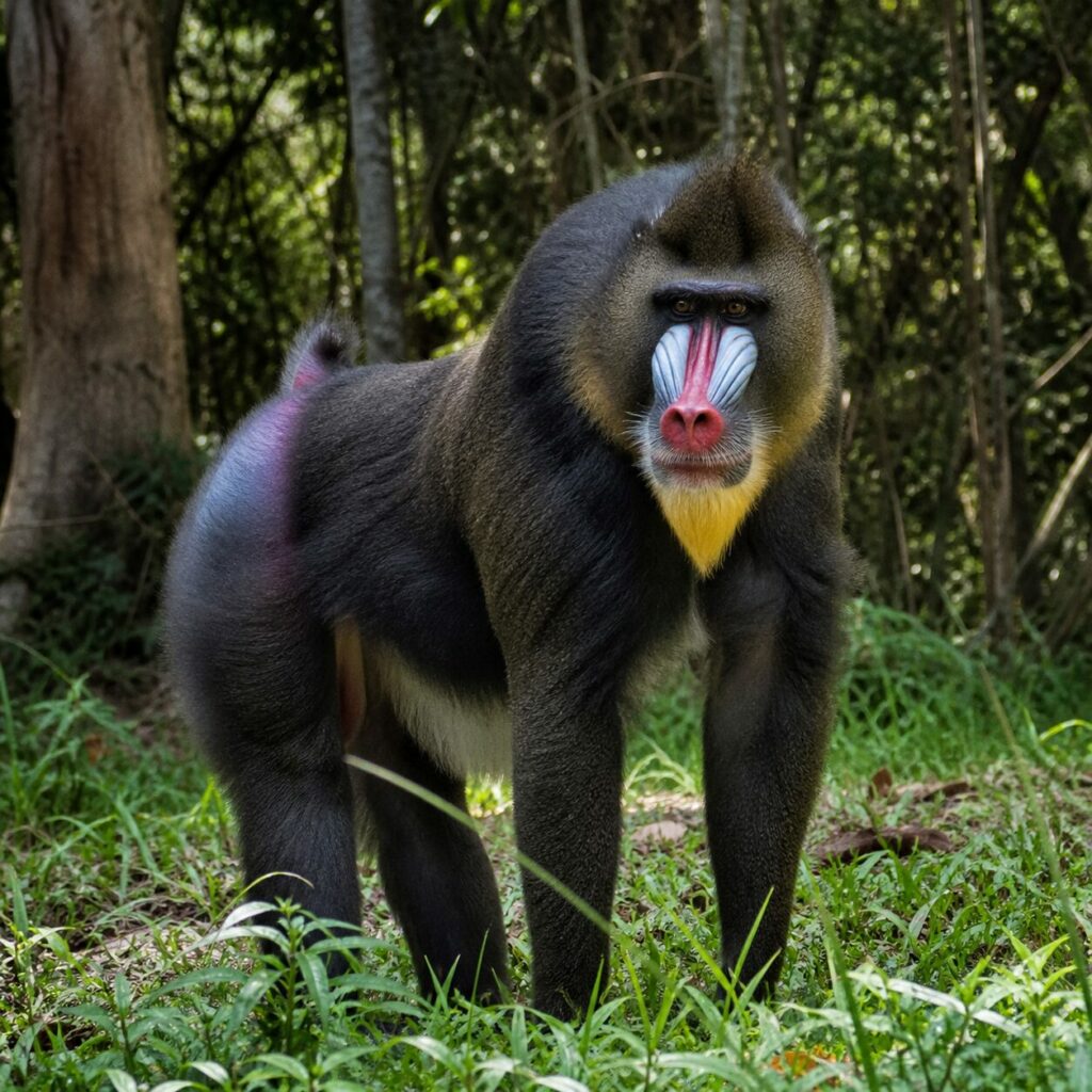 Struppiger gelber Bart — Mandrill