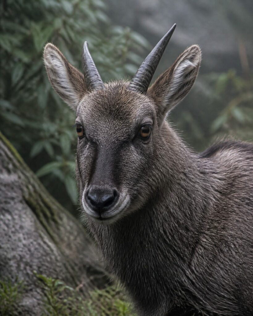 Kurze Hörnchen — Chinesischer Goral