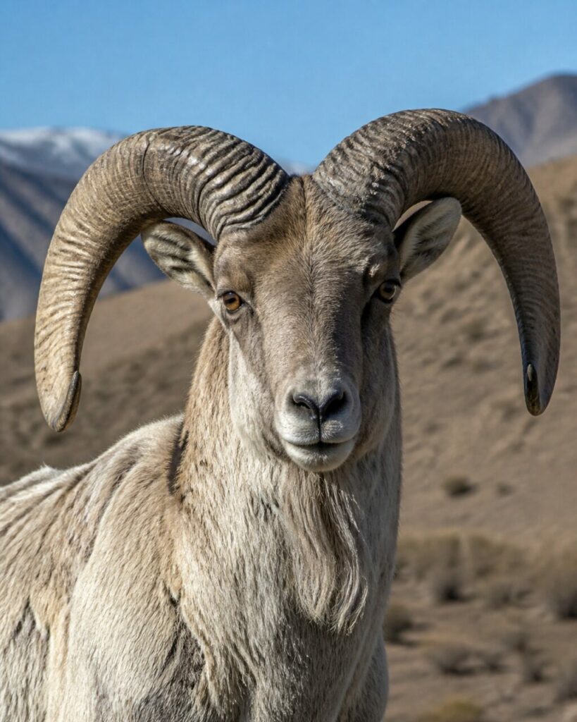 Tiefe Hornfurchen — Argali