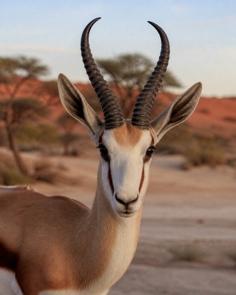 Zierliche Hornleier — Springbock