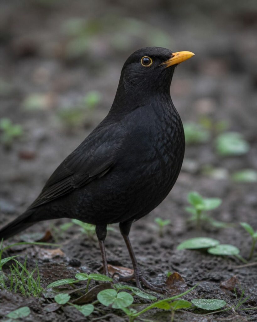 Tiefschwarz — Amsel