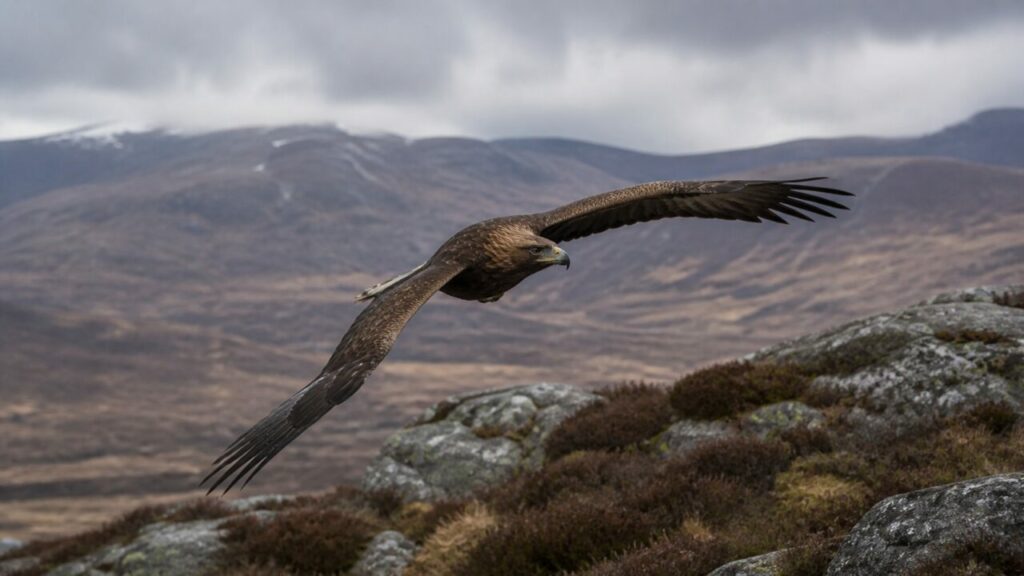 Gebirgsgleitflug — Steinadler