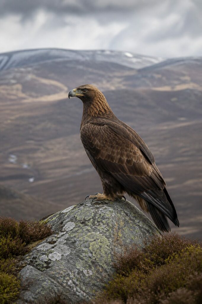 Flechtenrast — Steinadler