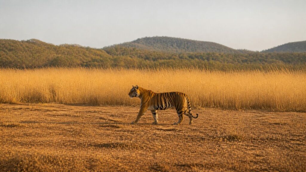 Passo fluido attraverso la radura — Tigre